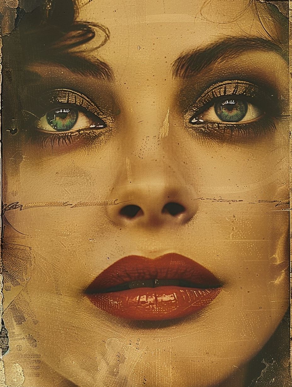 Vintage Gilded Muse