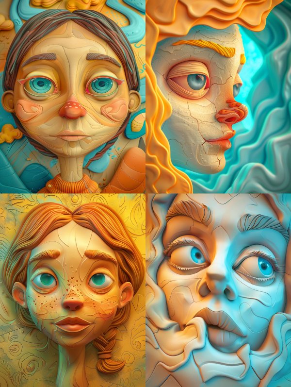Clay Dream Portrait