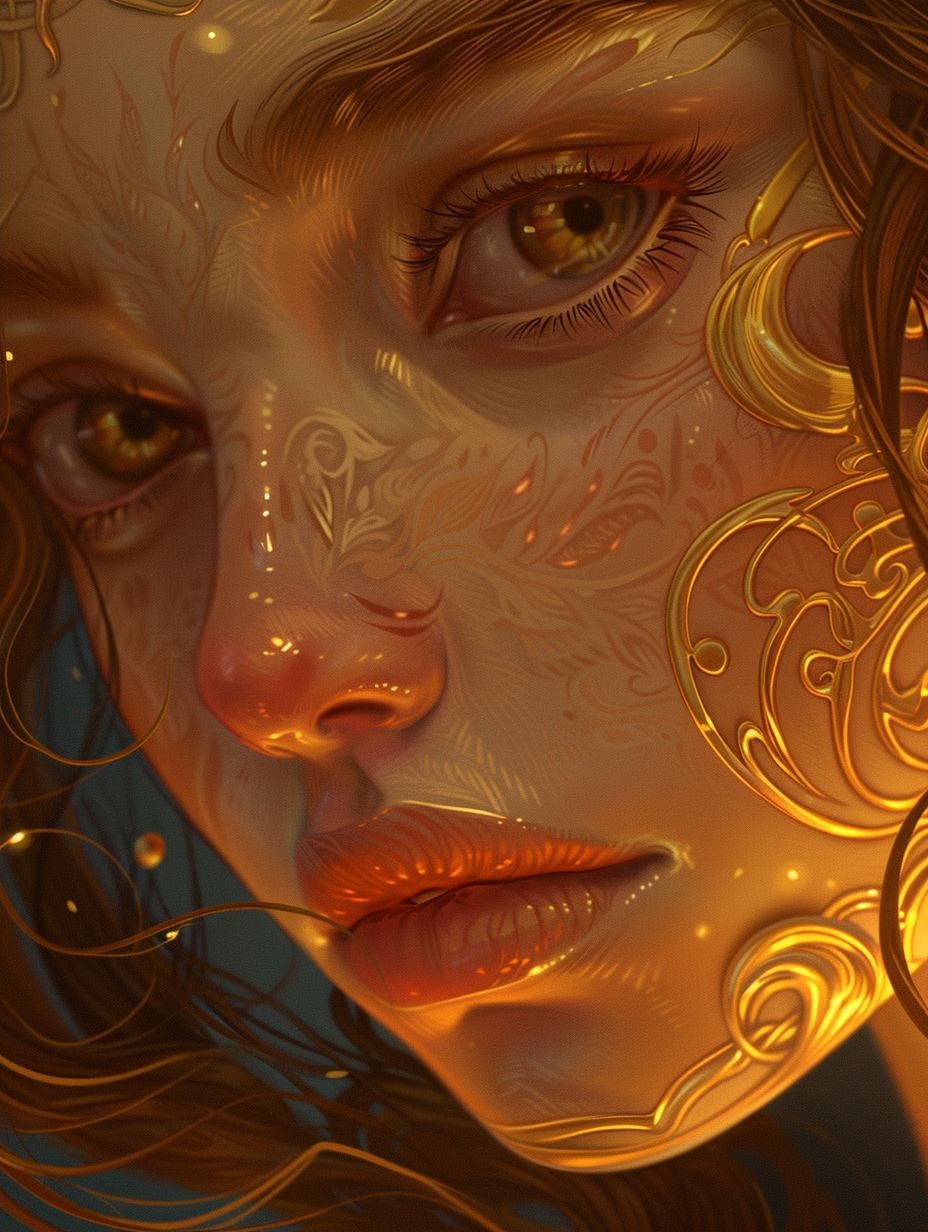 Gilded Porcelain Soul