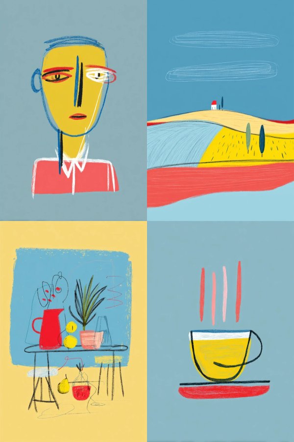 Abstract Primary Portrait