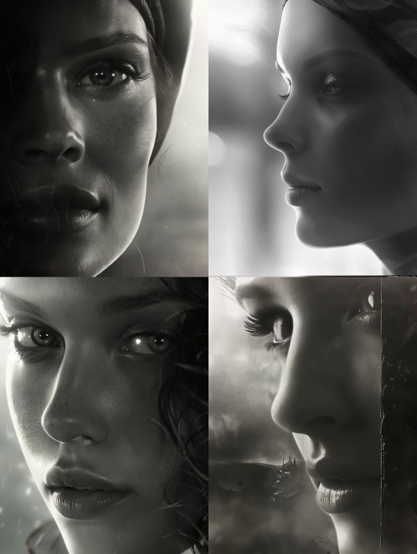 Noir Ethereal Hyper-Realism