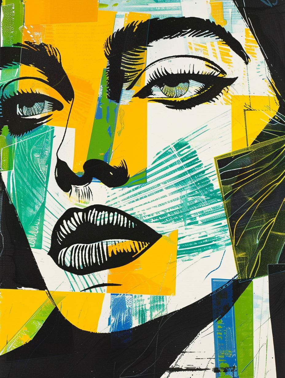Neon Pop Art Portrait