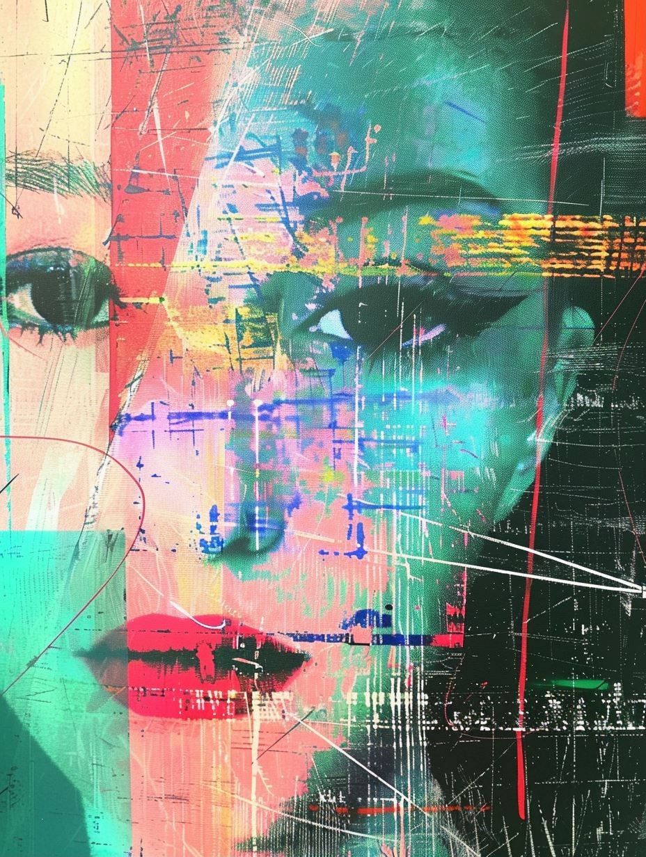Chromatic Glitch Portrait - Image 1