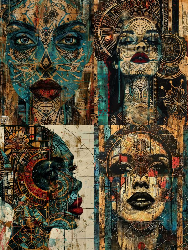 Mystic Azure Mosaic