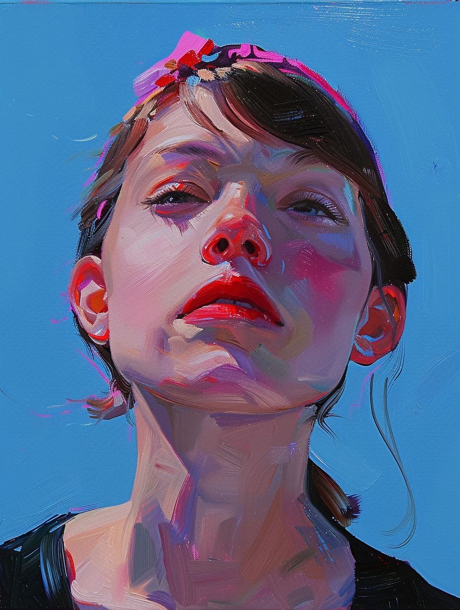 Vibrant Prism Portrait
