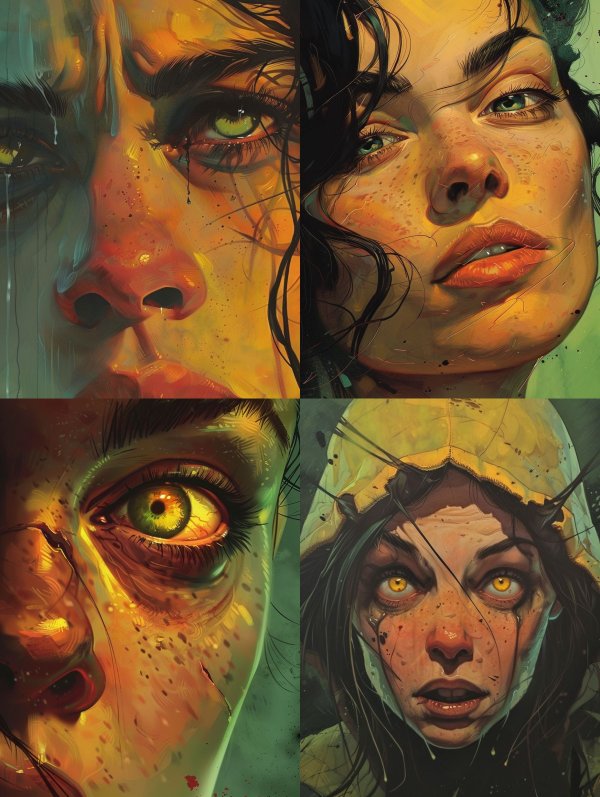 Chromatic Tears of Liquid Light