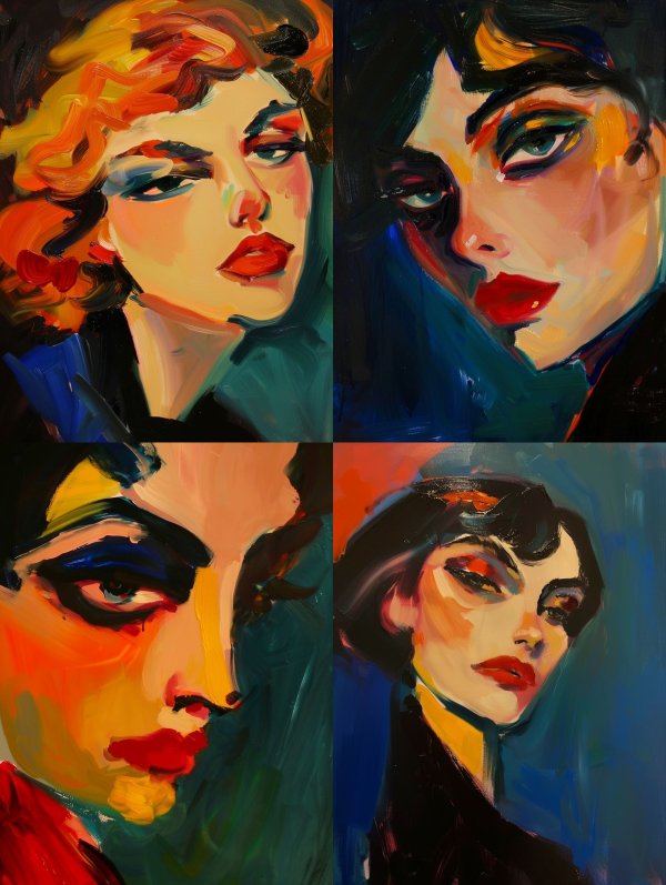 Vibrant Oil Expressionism