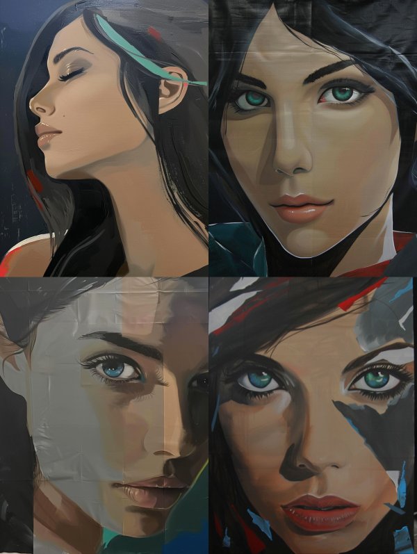 Serene Digital Muse