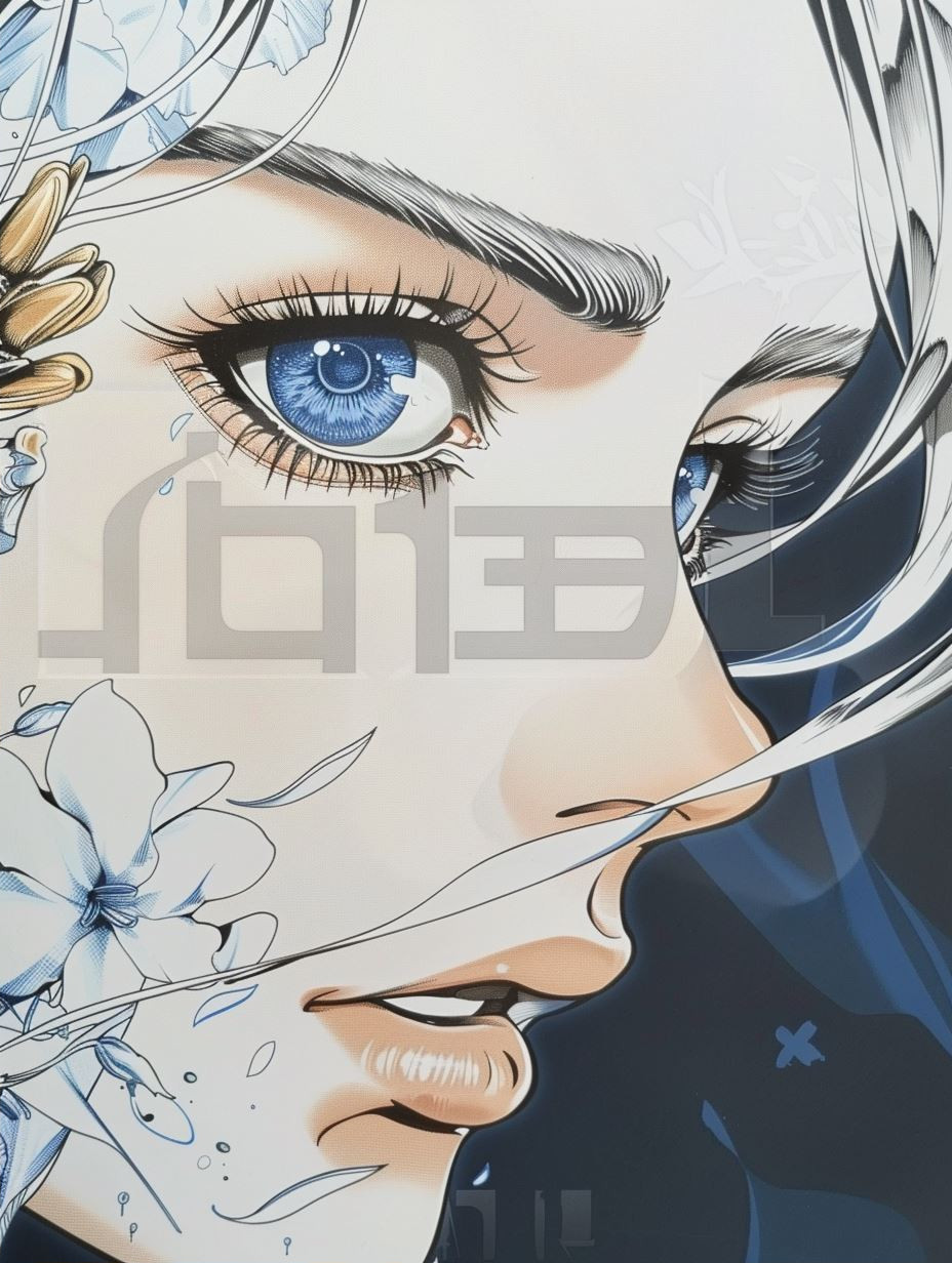 Ethereal Gaze of Midnight Ink