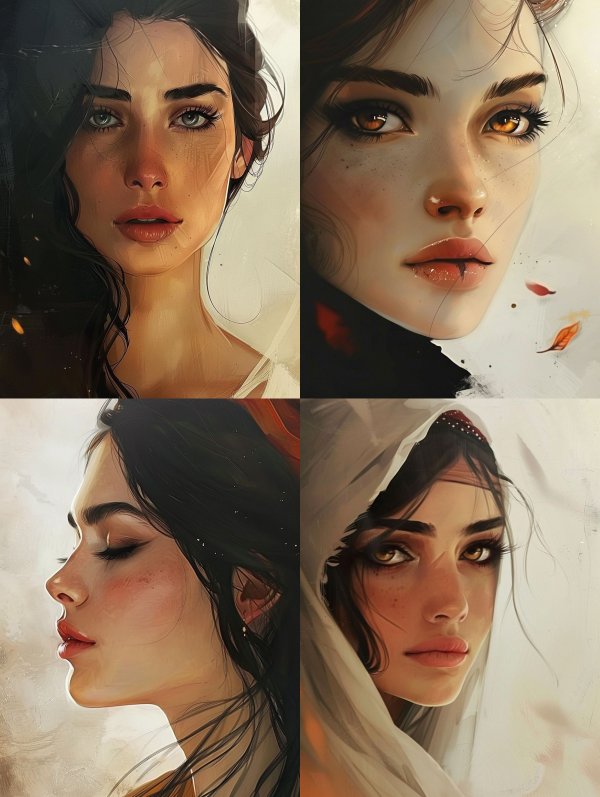 Ethereal Digital Portrait
