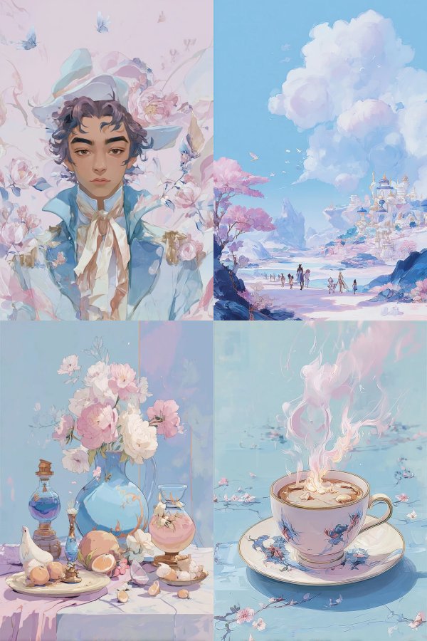 Pastel Dream Portrait