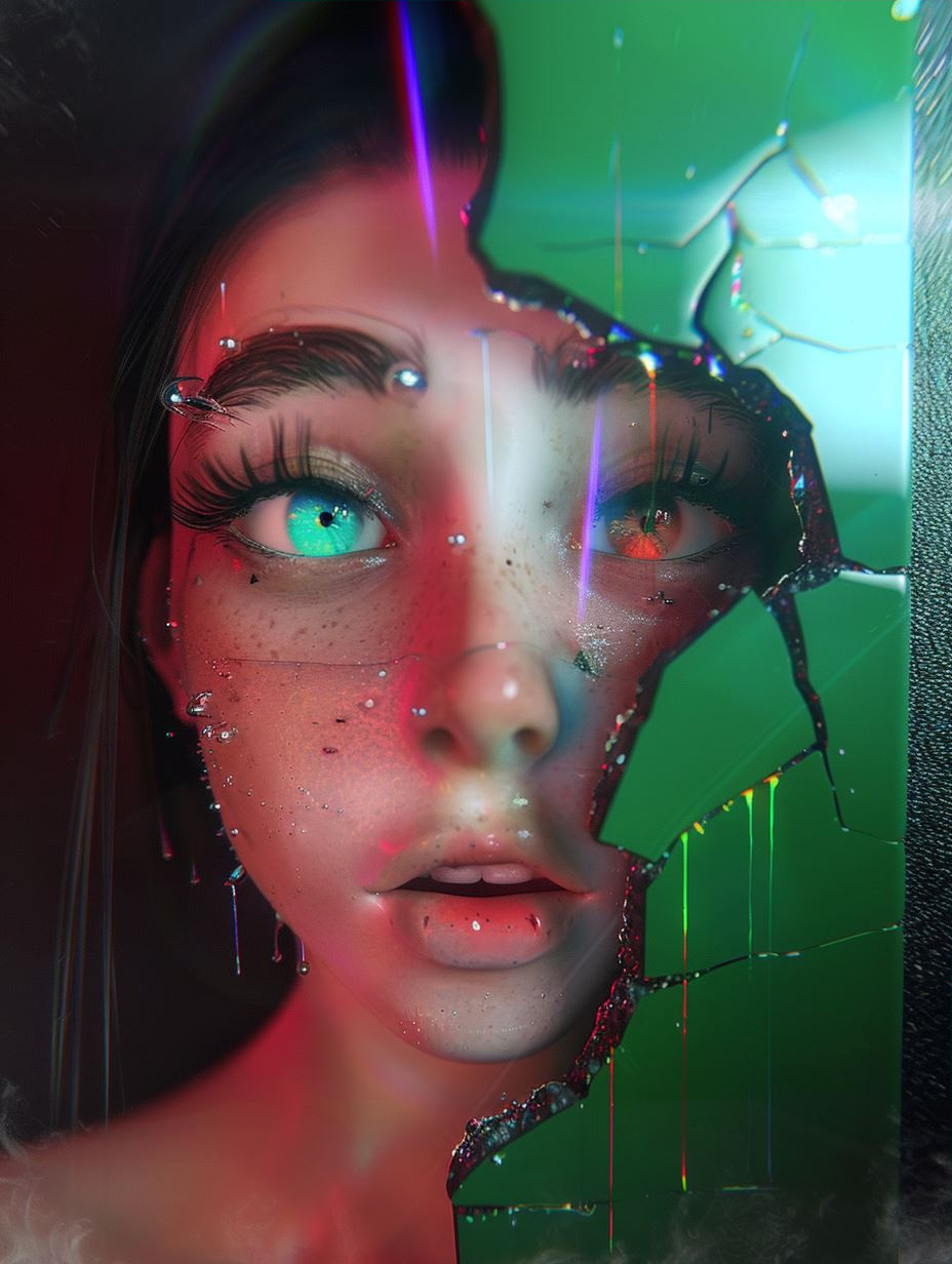 Neon Liquid Distortion