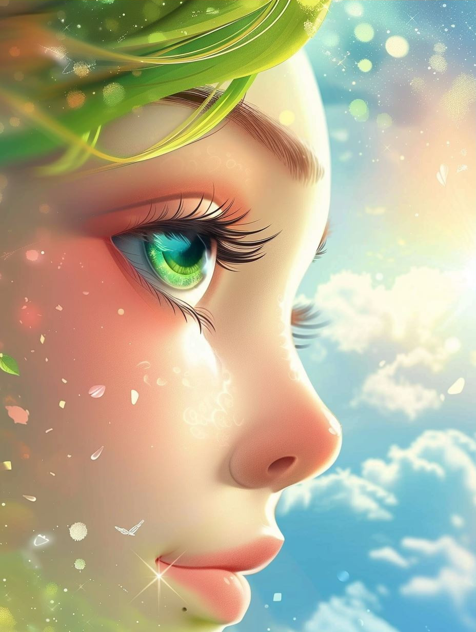 Floral Dream Ethereal Portrait