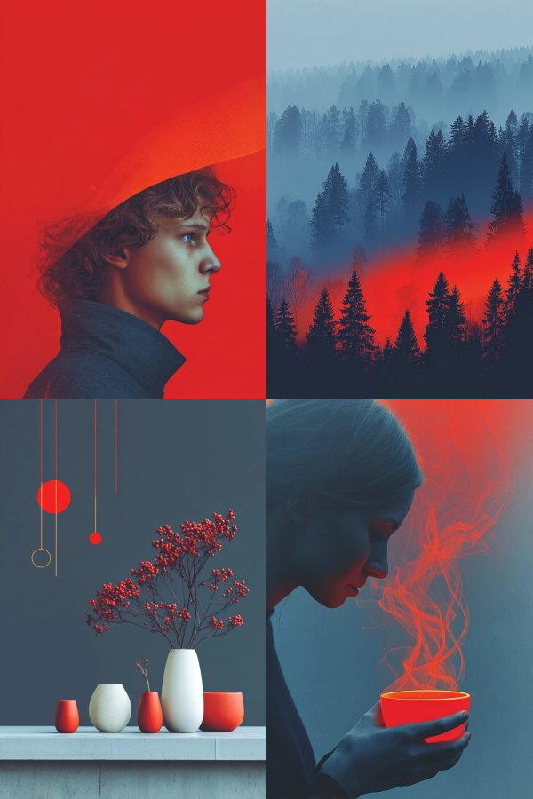 Crimson Silhouette