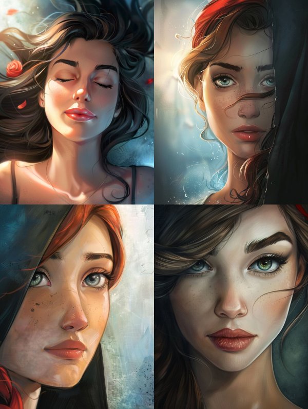 Ethereal Digital Portraiture Study