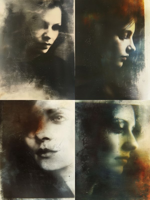 Ethereal Shadow Portrait