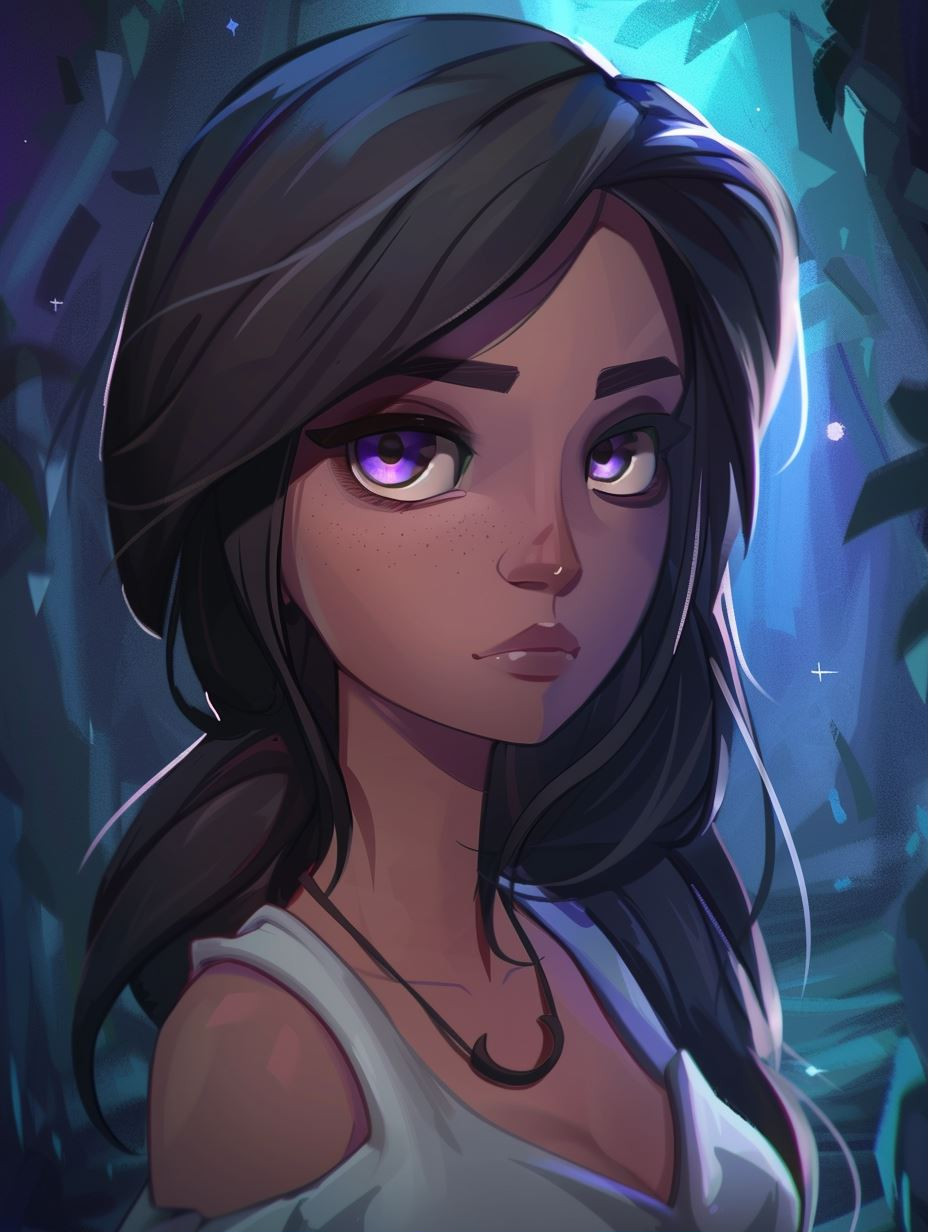 Mystic Twilight Forest Portrait