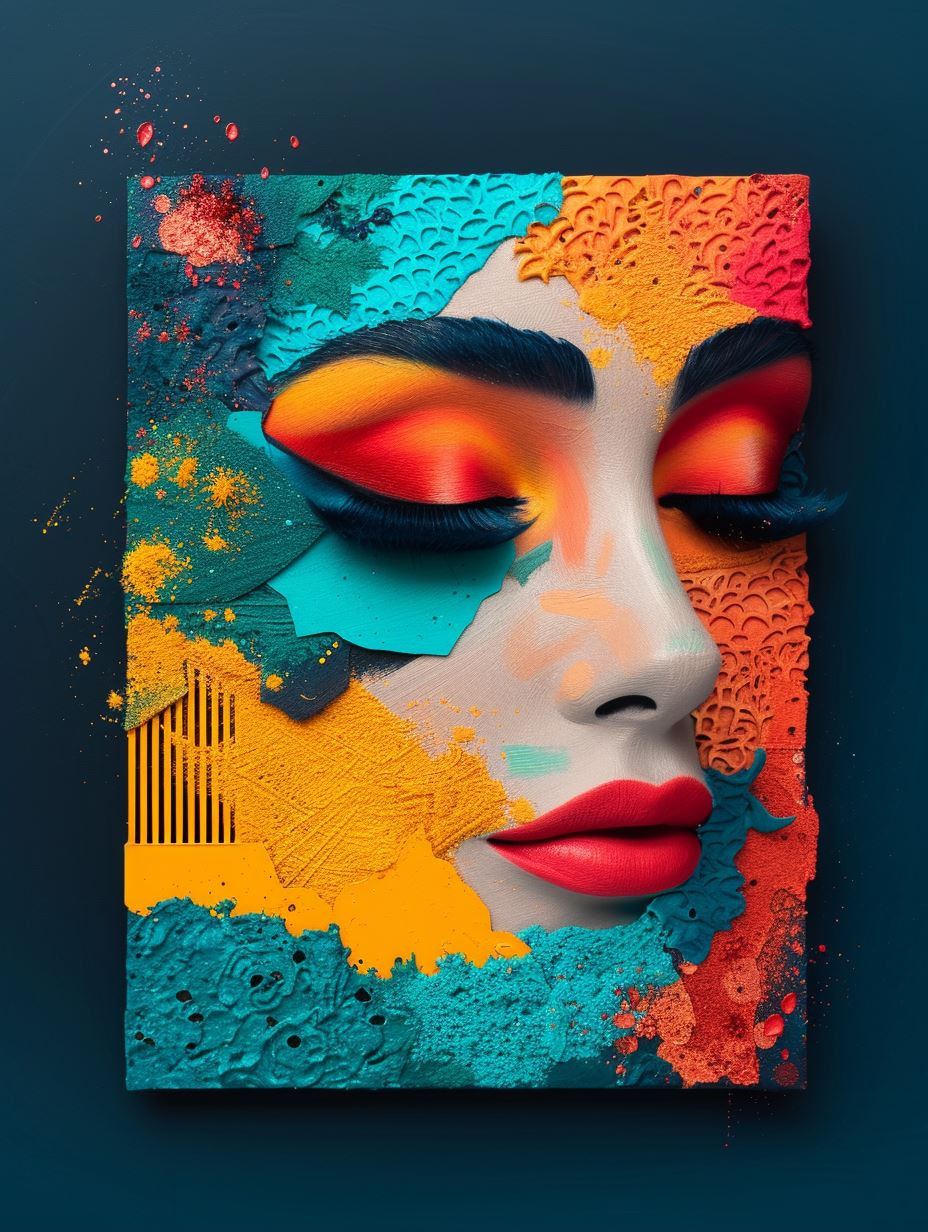 Chromatic Fragment Portrait