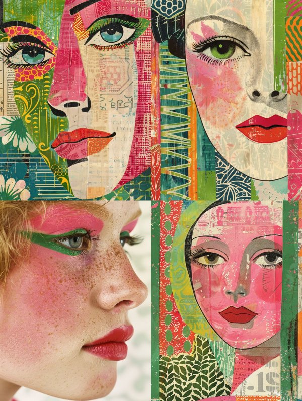 Chromatic Collage Muse
