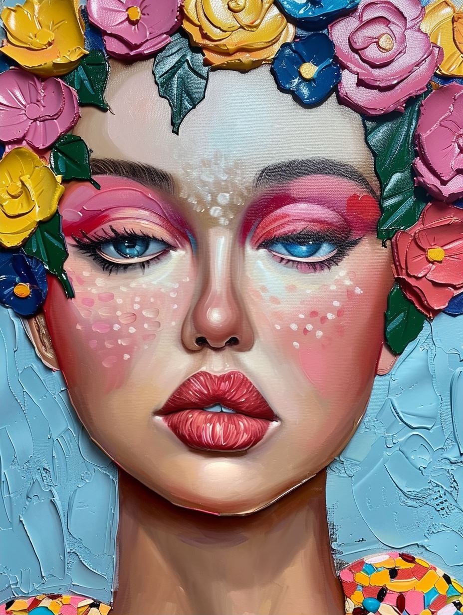 Impasto Floral Dream