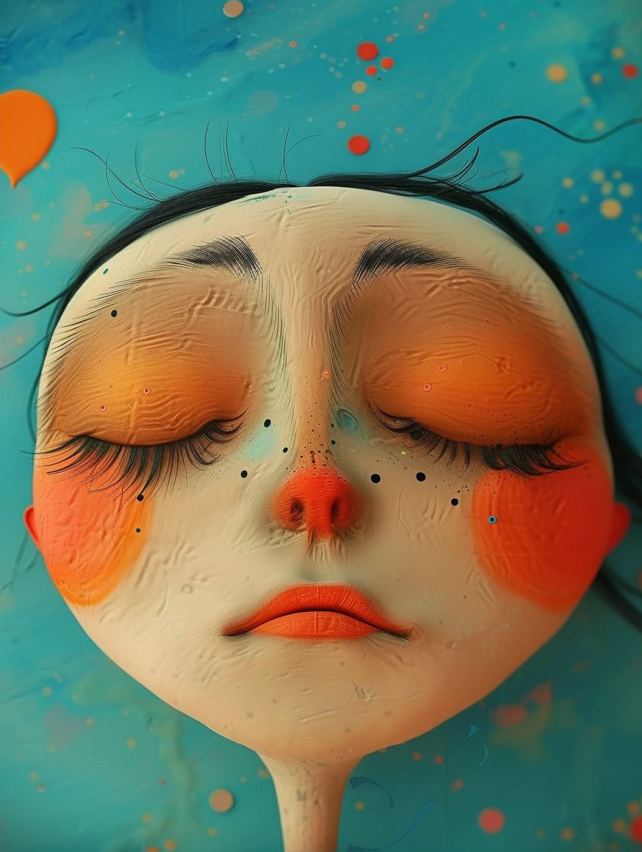 Ethereal Gaze of Surreal Innocence