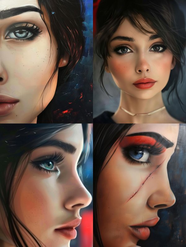 Ethereal Gaze Portrait
