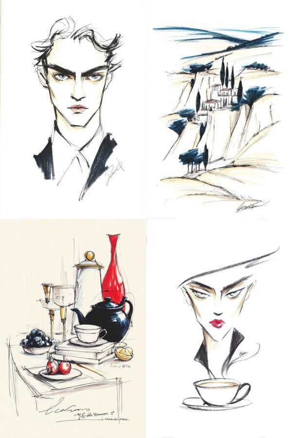 Sharp Ink Elegance
