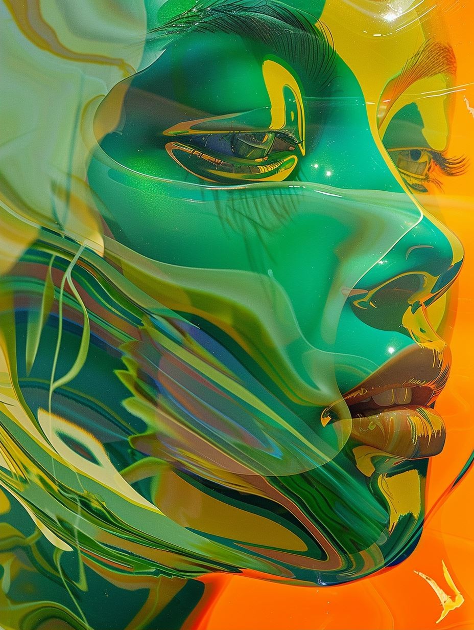 Liquid Prism Portrait - Image 2