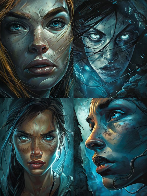 Ethereal Gaze of Mystic Women