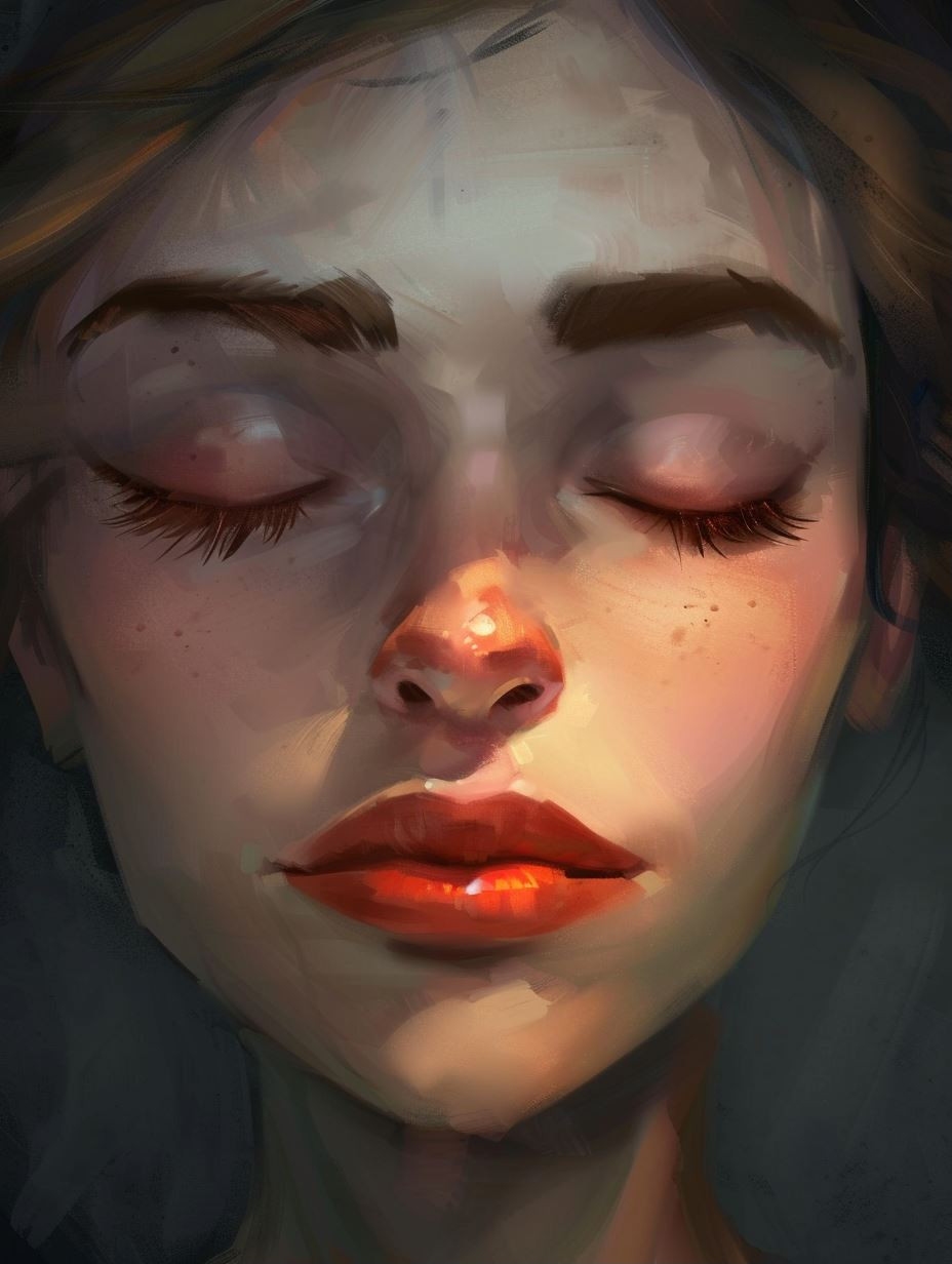 Ethereal Slumber in Golden Light