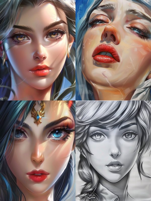 Ethereal Digital Portraiture Study