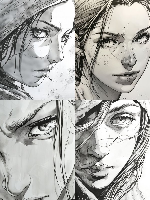 Noir Ink Portrait