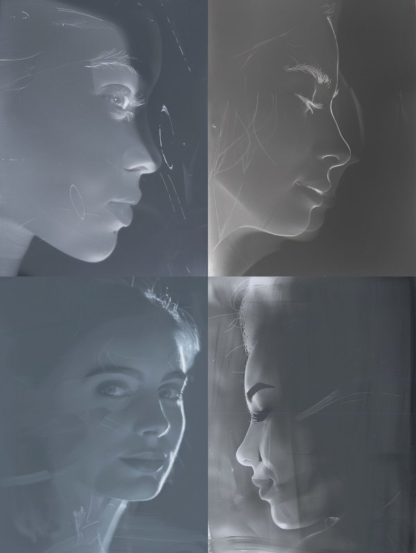 Ethereal Silver Silhouette