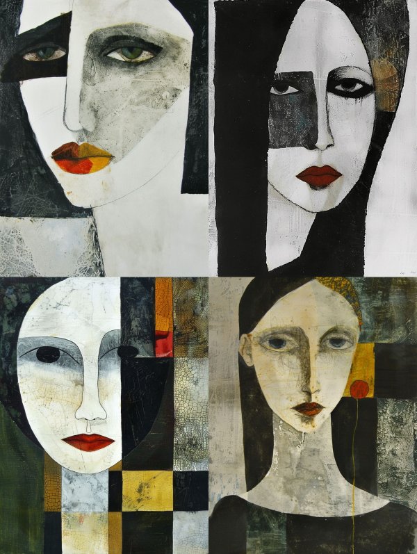 Abstract Monochrome Muse