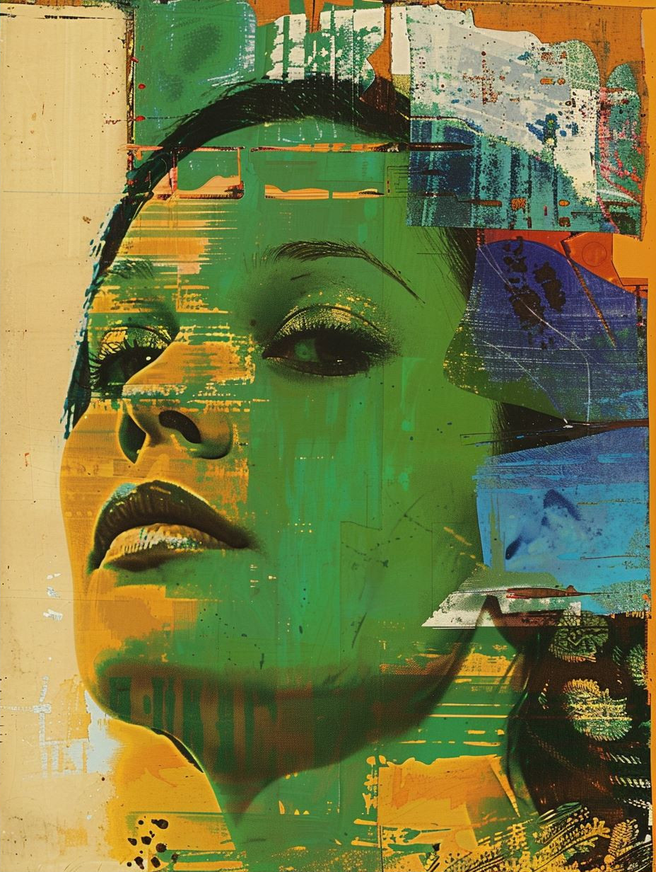 Chromatic Fragment Portrait