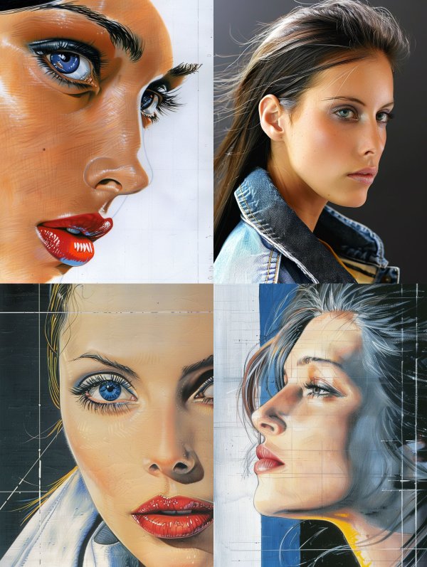 Hyperreal Glamour Portrait