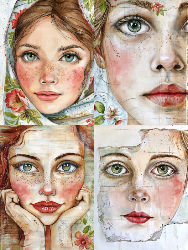 Floral Ethereal Portrait