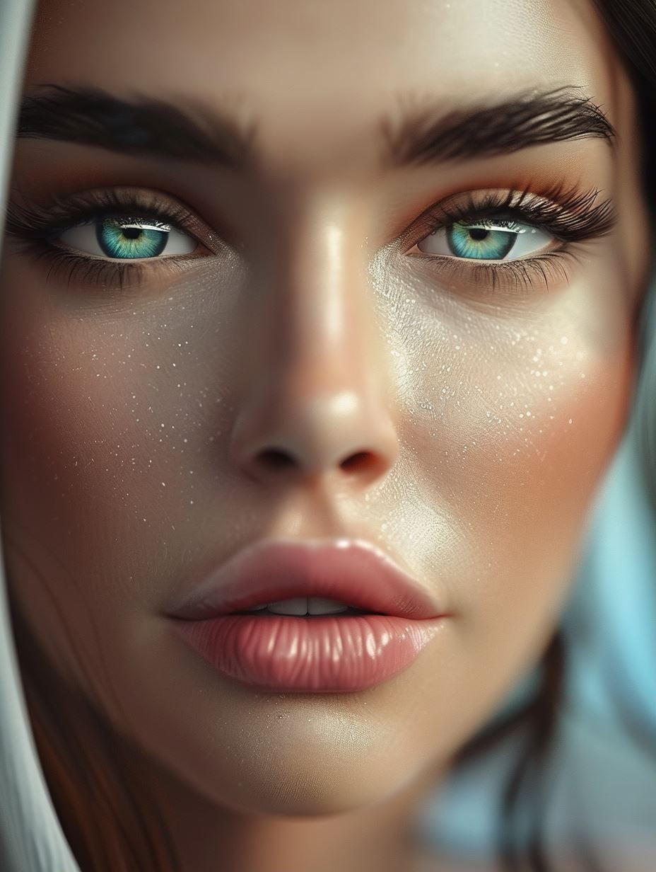Ethereal Dewy Skin Portrait