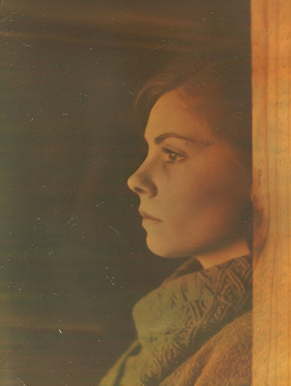 Vintage Soul Portrait in Gold