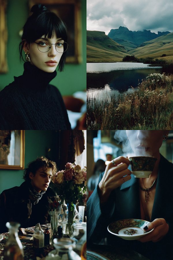 Moody Intellectual Elegance