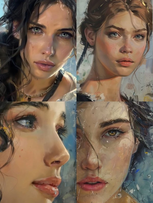 Ethereal Digital Portrait Study