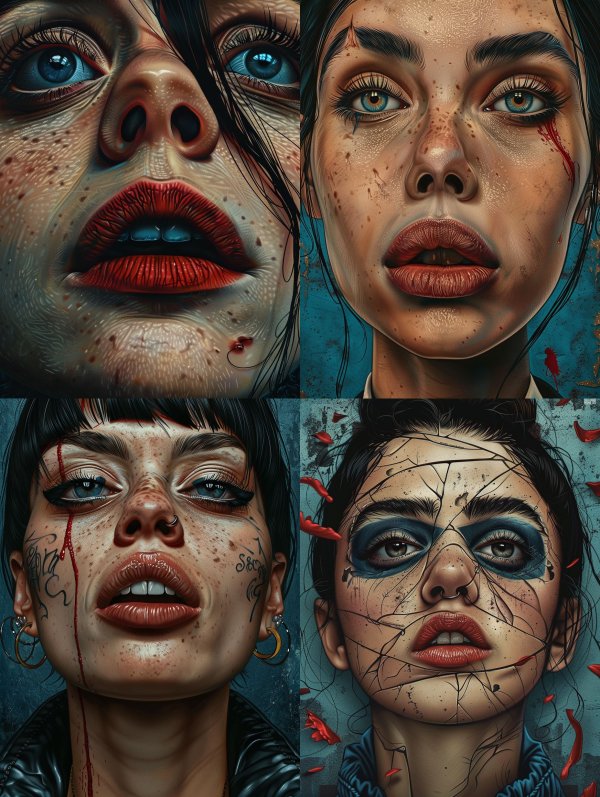 Hyperrealistic Visceral Gaze