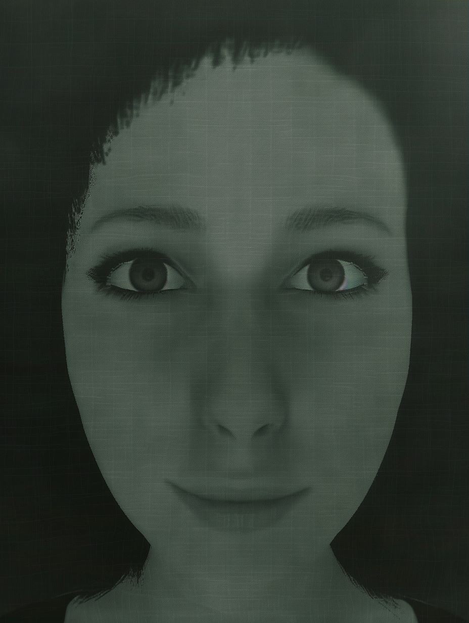 Ethereal Digital Gaze