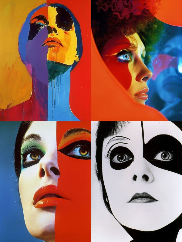 Avant Garde Pop Art Portraits