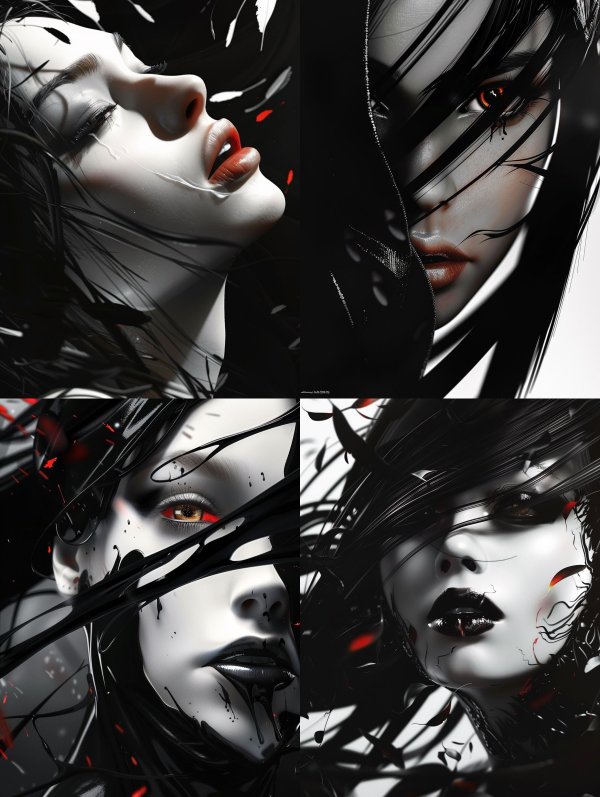 Ethereal Porcelain Sorrow