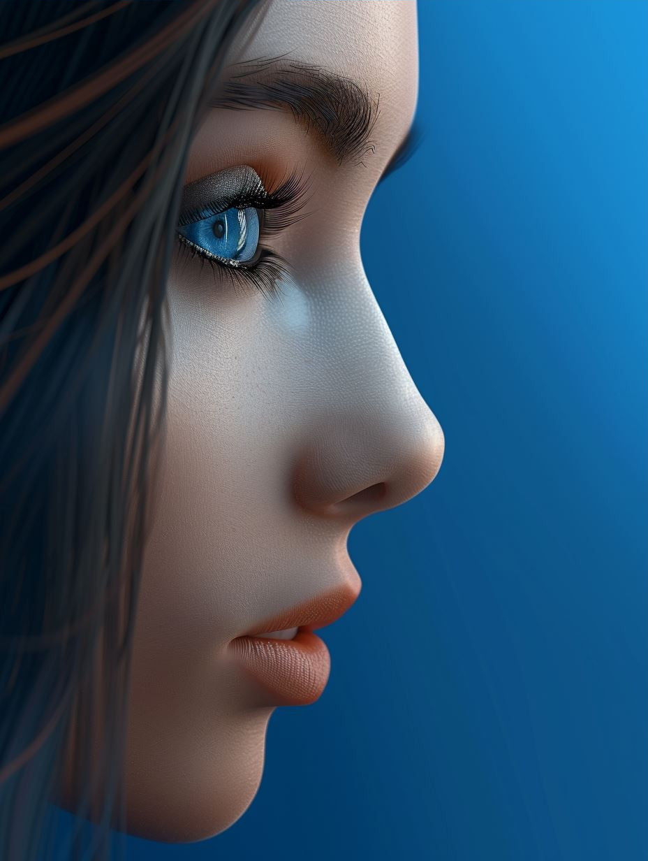 Azure Veil and Autumn Whispers