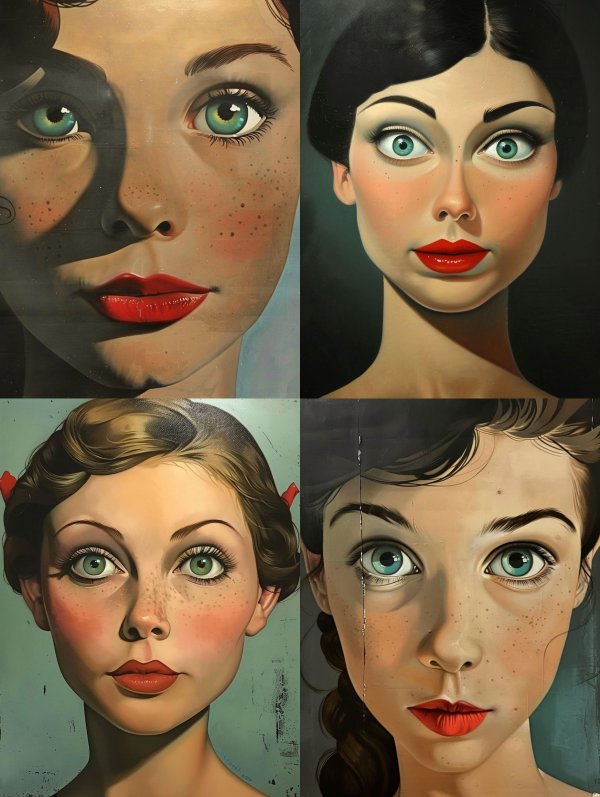 Vintage Pop Art Glamour