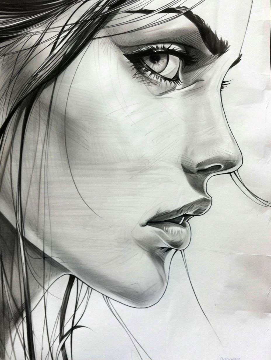Monochrome Muse Sketch