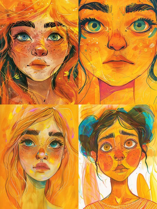 Amber Ember Portrait