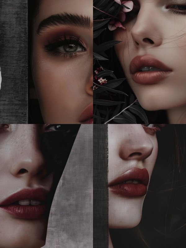 Moody Cinematic Beauty Close-up